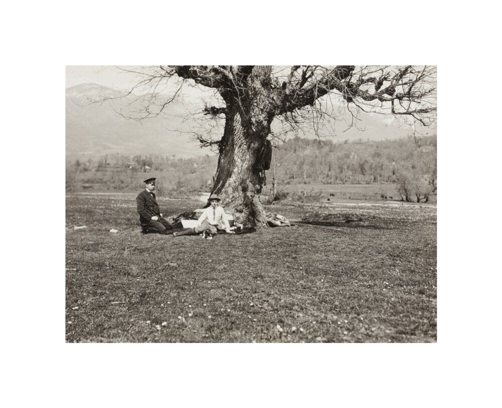 Black and white photograph entitled 'The Black River' unstretched canvas small none Art Print - Science Museum Shop