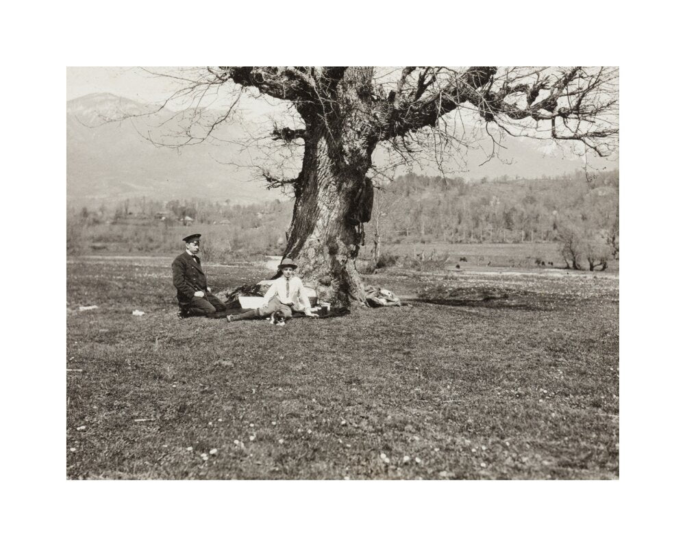 Black and white photograph entitled 'The Black River' unstretched canvas medium none Art Print - Science Museum Shop