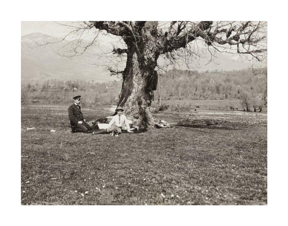 Black and white photograph entitled 'The Black River' unstretched canvas large none Art Print - Science Museum Shop