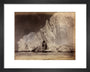 Arctic iceberg, 1869 art print extra small black Art Print - Science Museum Shop