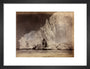 Arctic iceberg, 1869 art print small black Art Print - Science Museum Shop