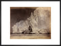 Arctic iceberg, 1869 art print large black Art Print - Science Museum Shop