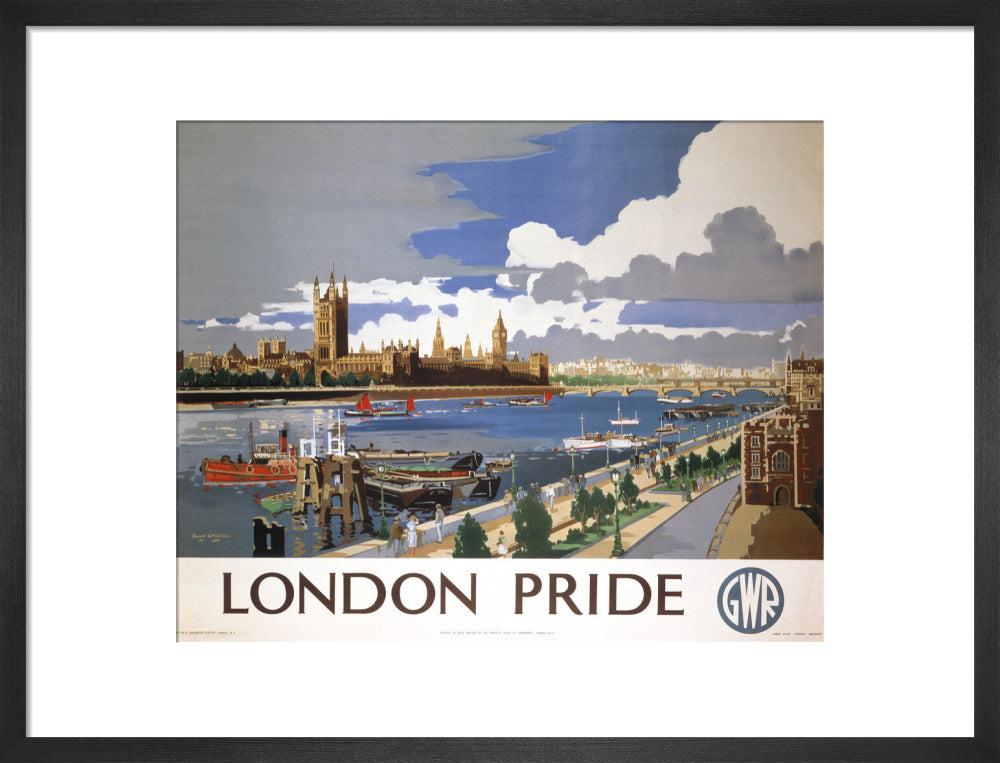 'London Pride', GWR poster, 1946 art print medium black Art Print - Science Museum Shop