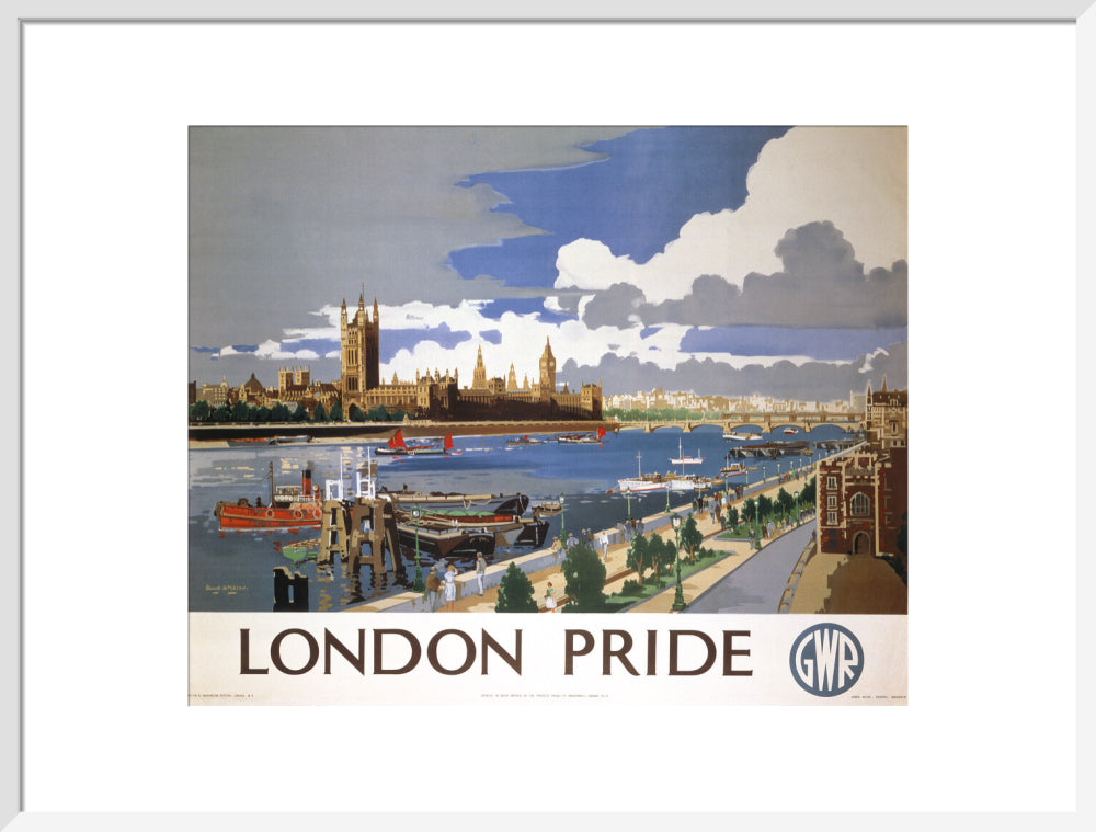 'London Pride', GWR poster, 1946 art print large white Art Print - Science Museum Shop