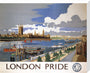 'London Pride', GWR poster, 1946 stretched canvas large none Art Print - Science Museum Shop