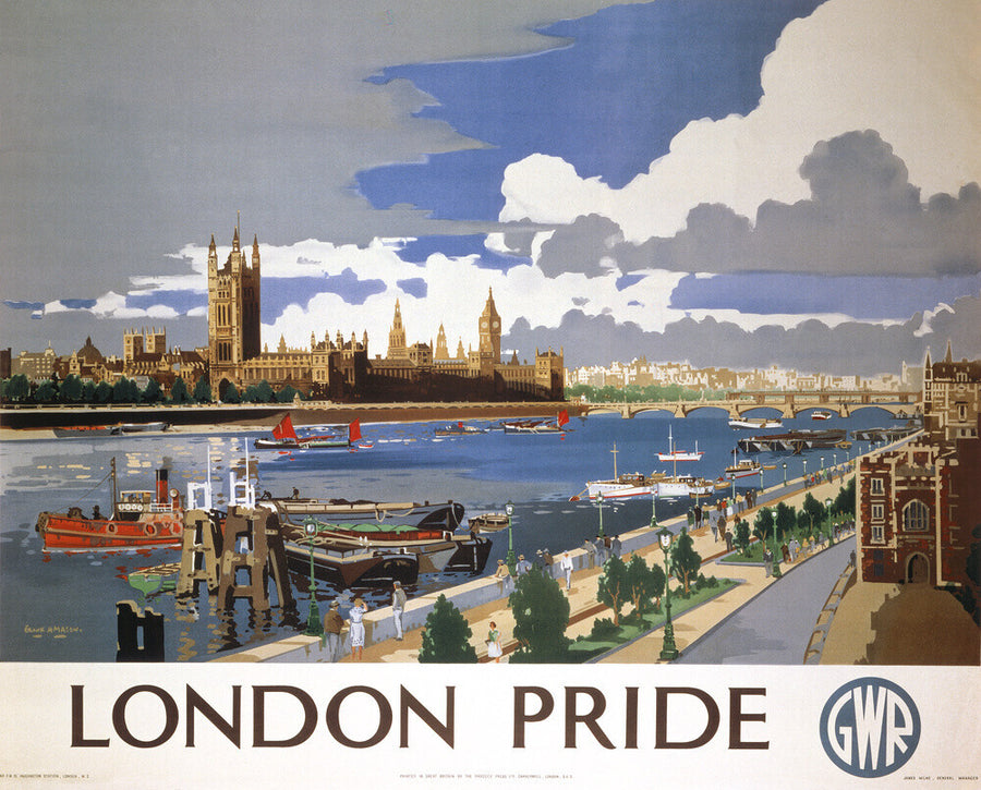 'London Pride', GWR poster, 1946 Art Print - Science Museum Shop