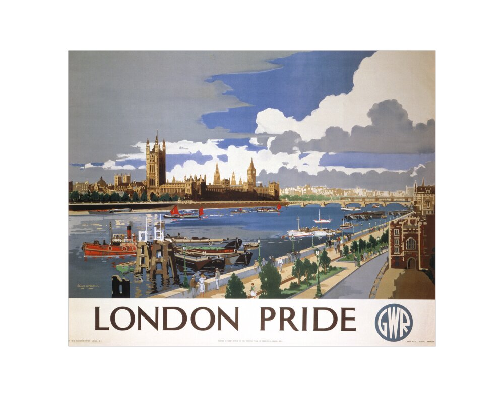 'London Pride', GWR poster, 1946 art print extra small none Art Print - Science Museum Shop