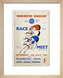 Programme for Manchester Wheelers' Race Meet at Fallowfield Track, 14 July 1951 art print extra small natural Art Print - Science Museum Shop