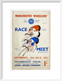 Programme for Manchester Wheelers' Race Meet at Fallowfield Track, 14 July 1951 art print medium white Art Print - Science Museum Shop