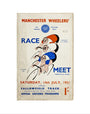 Programme for Manchester Wheelers' Race Meet at Fallowfield Track, 14 July 1951 art print extra small none Art Print - Science Museum Shop
