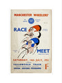 Programme for Manchester Wheelers' Race Meet at Fallowfield Track, 14 July 1951 art print small none Art Print - Science Museum Shop