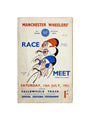 Programme for Manchester Wheelers' Race Meet at Fallowfield Track, 14 July 1951 unstretched canvas small none Art Print - Science Museum Shop