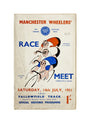 Programme for Manchester Wheelers' Race Meet at Fallowfield Track, 14 July 1951 unstretched canvas medium none Art Print - Science Museum Shop