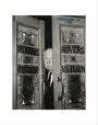 Alfred Hitchcock at the doors of Coronation Street's Rovers Return art print extra small none Art Print - Science Museum Shop