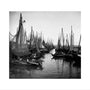 Small fishing boats moored in a harbour, c. 1910. art print medium none Art Print - Science Museum Shop