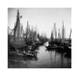Small fishing boats moored in a harbour, c. 1910. unstretched canvas medium none Art Print - Science Museum Shop