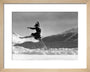Woman ice-skater caught in mid-air, c 1920s. art print extra small natural Art Print - Science Museum Shop