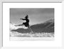 Woman ice-skater caught in mid-air, c 1920s. art print small white Art Print - Science Museum Shop