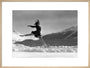 Woman ice-skater caught in mid-air, c 1920s. art print large natural Art Print - Science Museum Shop
