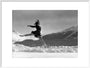 Woman ice-skater caught in mid-air, c 1920s. art print extra large white Art Print - Science Museum Shop