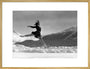 Woman ice-skater caught in mid-air, c 1920s. art print extra large gold Art Print - Science Museum Shop