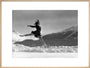 Woman ice-skater caught in mid-air, c 1920s. art print extra large natural Art Print - Science Museum Shop