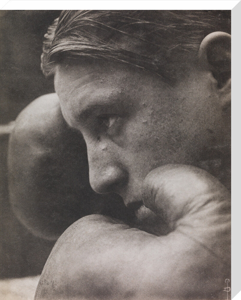 'Le Coup de Gong', A boxer stretched canvas large none Art Print - Science Museum Shop