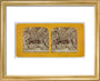Diablerie stereo art print extra small gold Art Print - Science Museum Shop