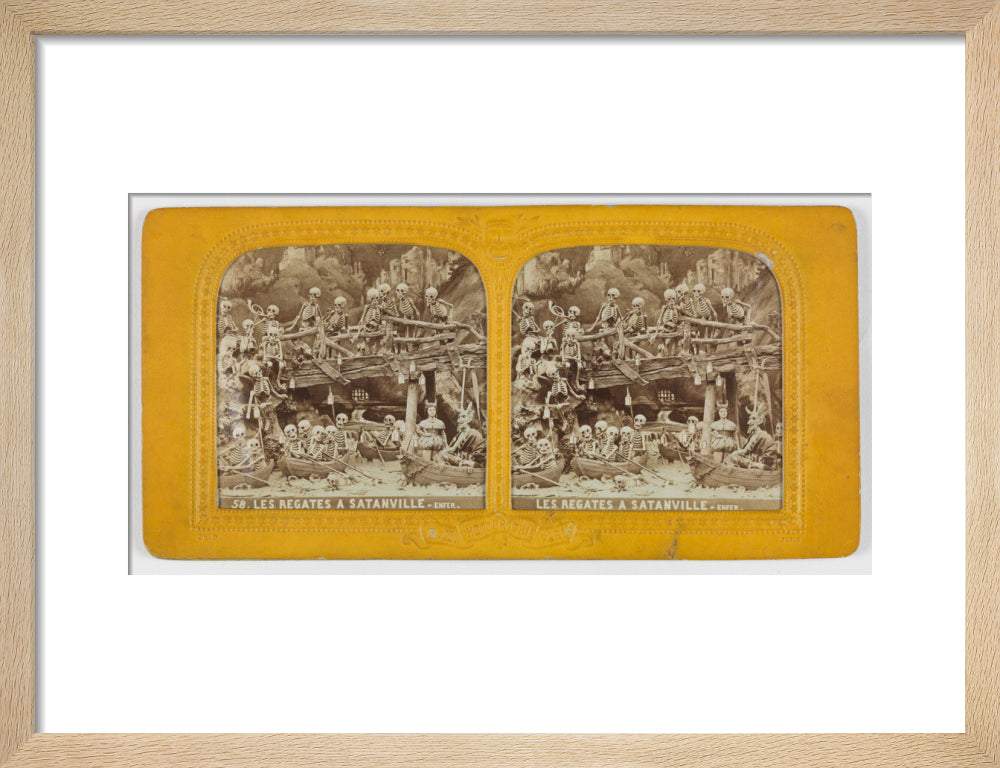 Diablerie stereo art print small natural Art Print - Science Museum Shop