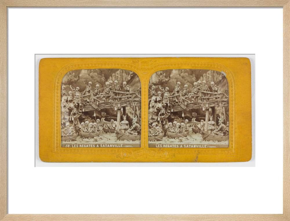 Diablerie stereo art print medium natural Art Print - Science Museum Shop