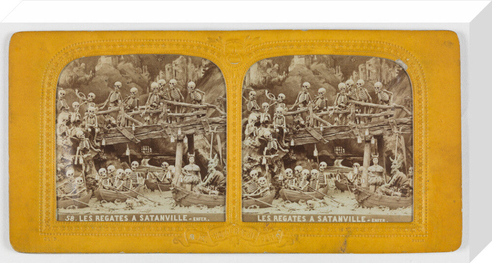 Diablerie stereo stretched canvas medium none Art Print - Science Museum Shop