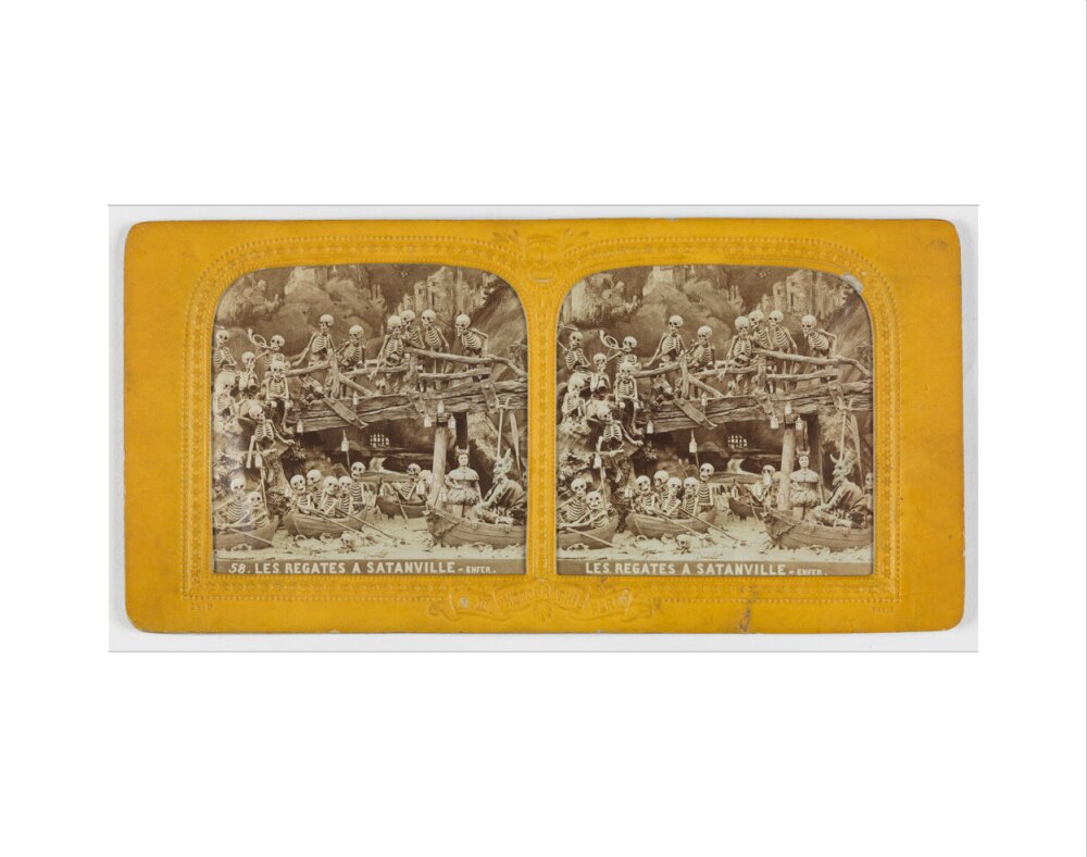 Diablerie stereo art print extra small none Art Print - Science Museum Shop