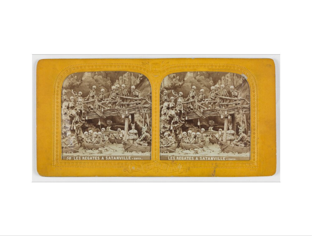 Diablerie stereo art print large none Art Print - Science Museum Shop