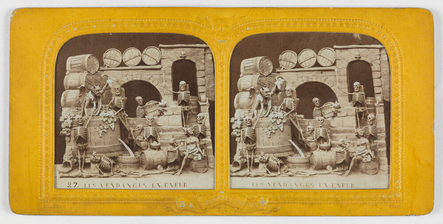 Les Vendanges en Enfer' /Grape harvest in Hell Art Print - Science Museum Shop