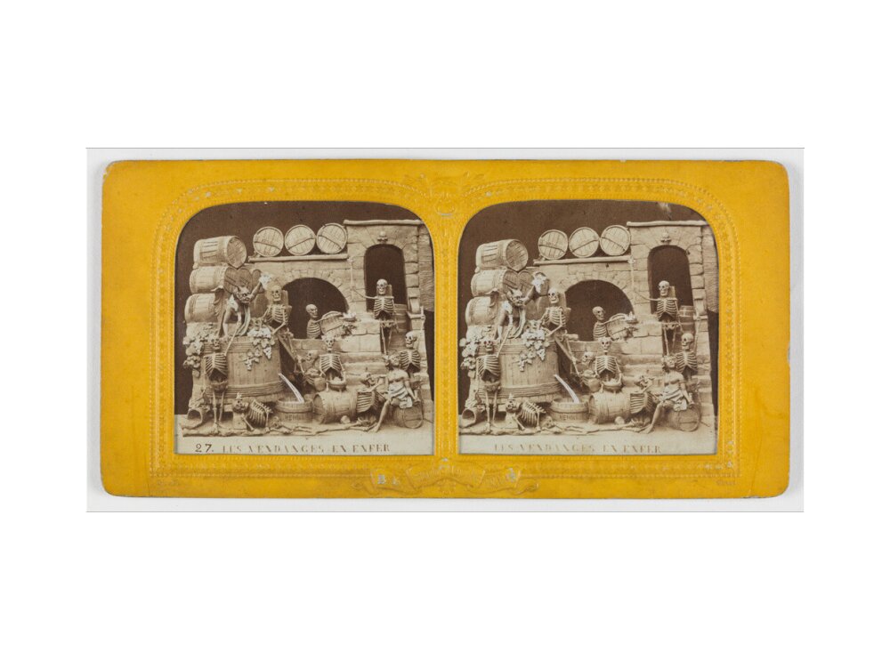 Les Vendanges en Enfer' /Grape harvest in Hell art print extra large none Art Print - Science Museum Shop