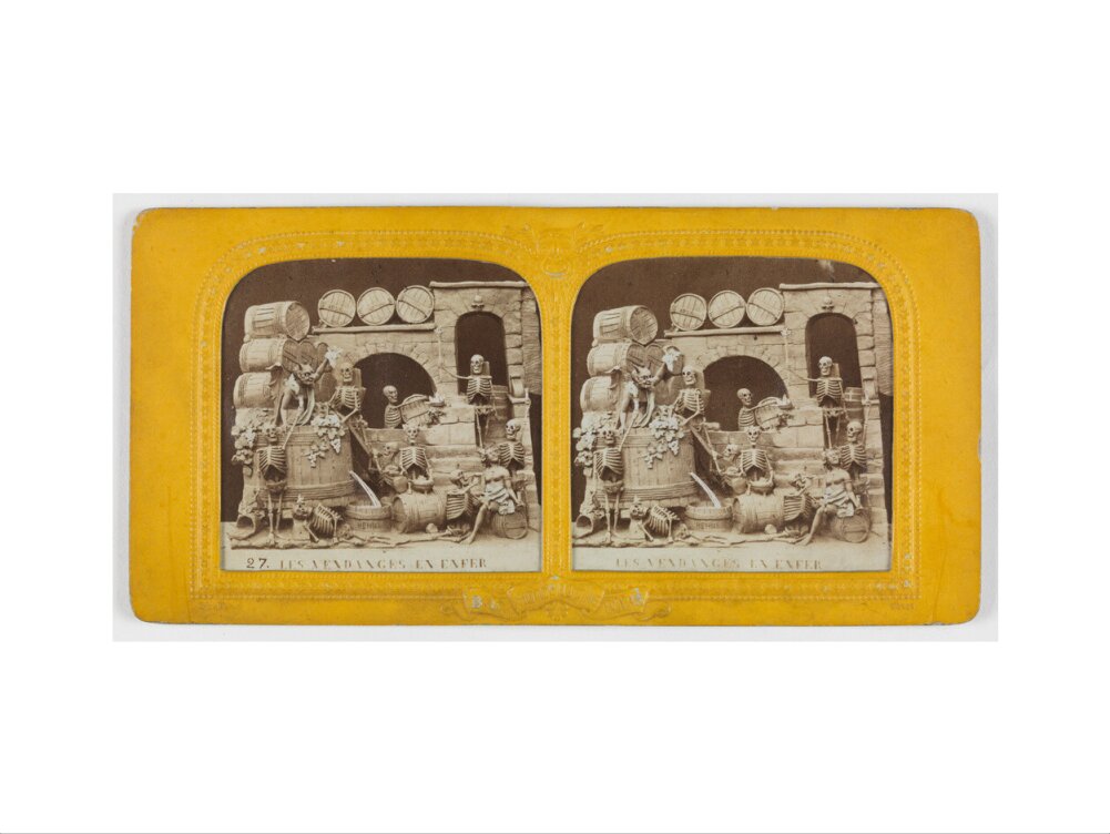 Les Vendanges en Enfer' /Grape harvest in Hell art print medium none Art Print - Science Museum Shop