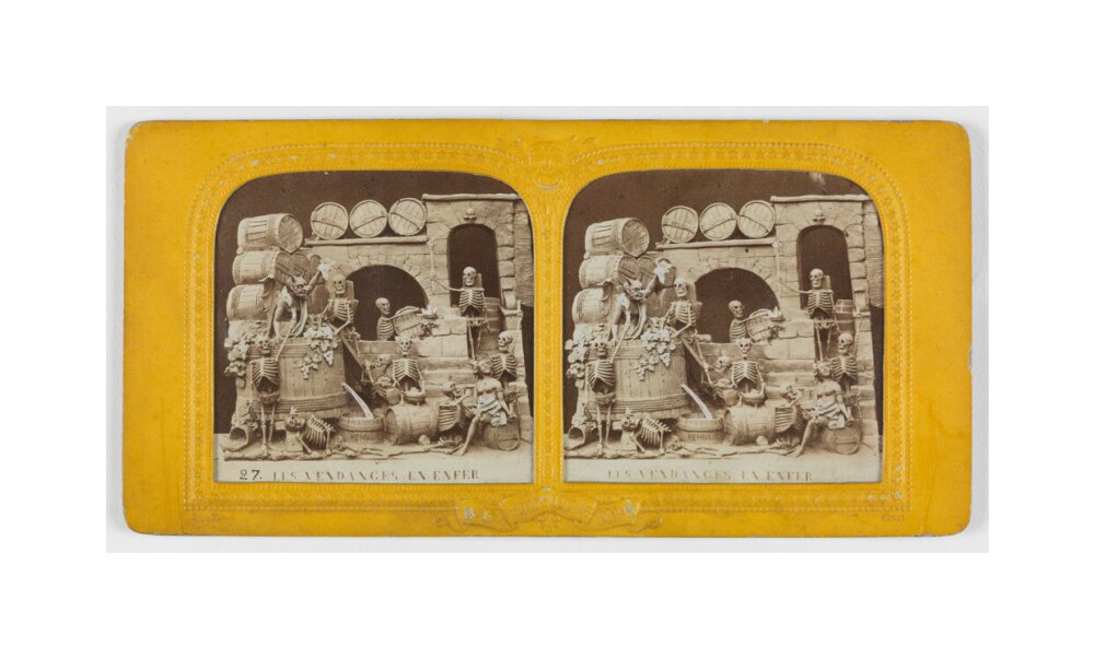 Les Vendanges en Enfer' /Grape harvest in Hell unstretched canvas medium none Art Print - Science Museum Shop