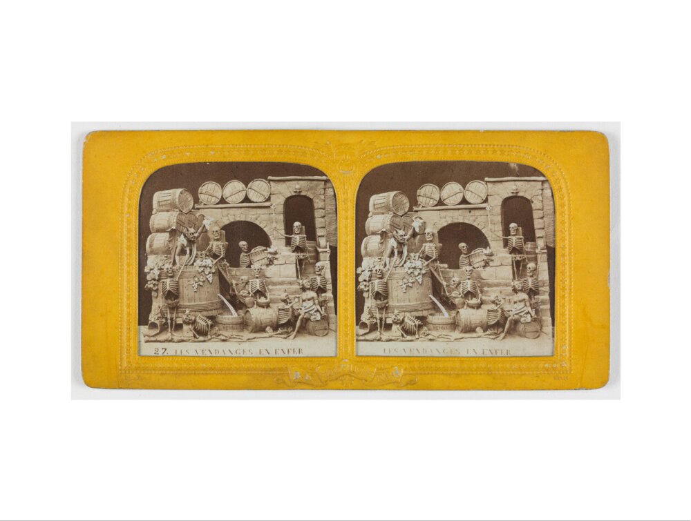 Les Vendanges en Enfer' /Grape harvest in Hell art print large none Art Print - Science Museum Shop