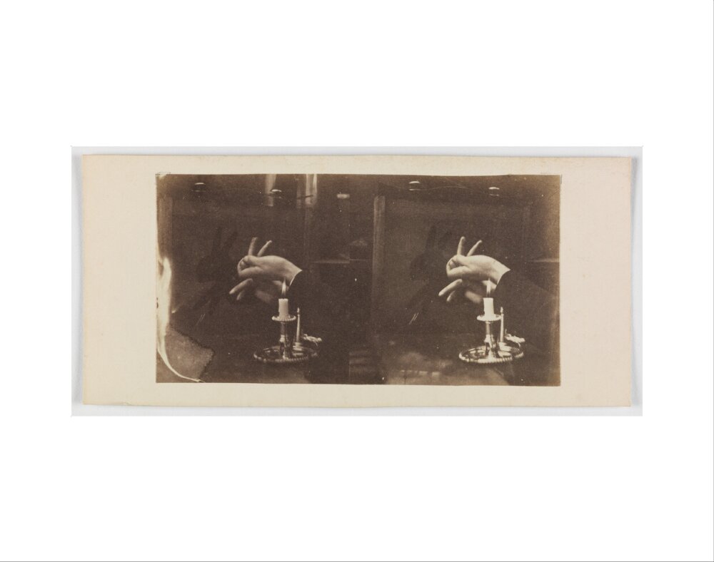 Shadowgraph of a rabbit by candlelight art print extra small none Art Print - Science Museum Shop