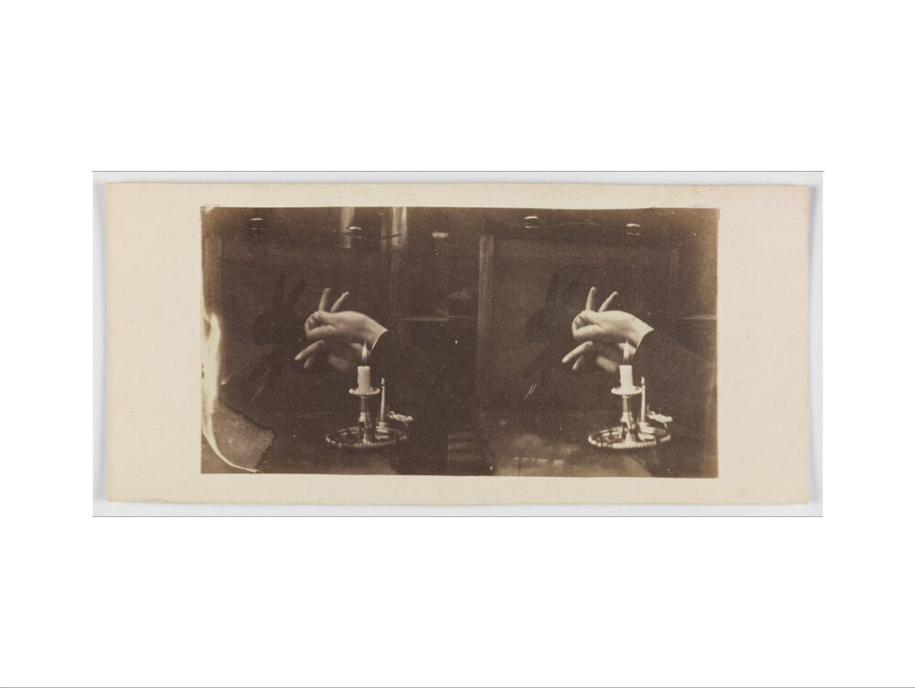 Shadowgraph of a rabbit by candlelight art print medium none Art Print - Science Museum Shop