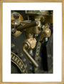 Detail of the Lancashire boiler art print large gold Art Print - Science Museum Shop