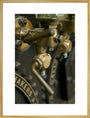 Detail of the Lancashire boiler art print extra large gold Art Print - Science Museum Shop