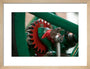 Detail of the vertical single-cylinder atmospheric gas engine art print small natural Art Print - Science Museum Shop