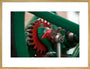 Detail of the vertical single-cylinder atmospheric gas engine art print extra large gold Art Print - Science Museum Shop