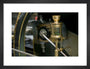 Detail showing an automatic oiler on the Firgrove Mill tandem compound condensing engine art print small black Art Print - Science Museum Shop