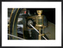 Detail showing an automatic oiler on the Firgrove Mill tandem compound condensing engine art print medium black Art Print - Science Museum Shop