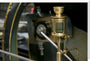 Detail showing an automatic oiler on the Firgrove Mill tandem compound condensing engine stretched canvas extra large none Art Print - Science Museum Shop