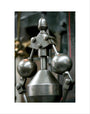 Detail showing the governor on the inverted vertical cross-compound steam engine art print extra small none Art Print - Science Museum Shop