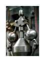 Detail showing the governor on the inverted vertical cross-compound steam engine unstretched canvas medium none Art Print - Science Museum Shop