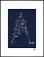 Science Museum Star Trek Ships of the Line art print extra large black Art Print - Science Museum Shop